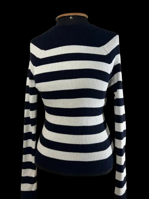 Blusa Tricot Listrada Manga Longa