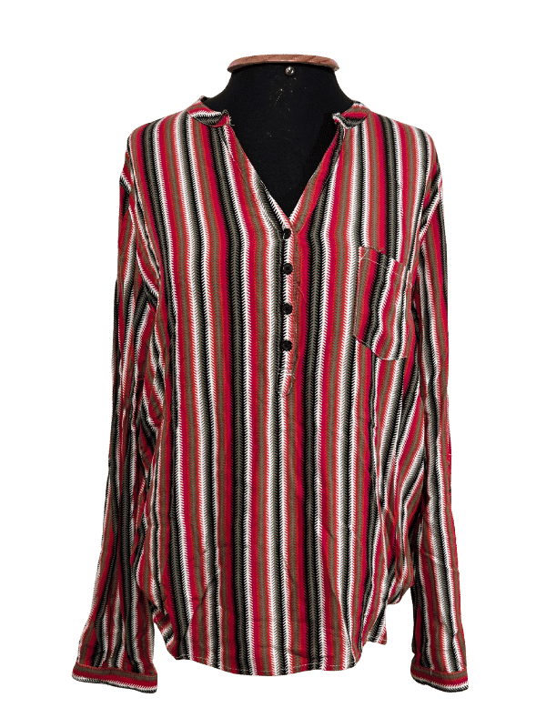 Camisa Listrada Chevron