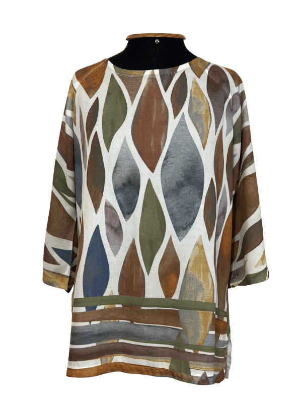 Blusa Aquarela Geométrica