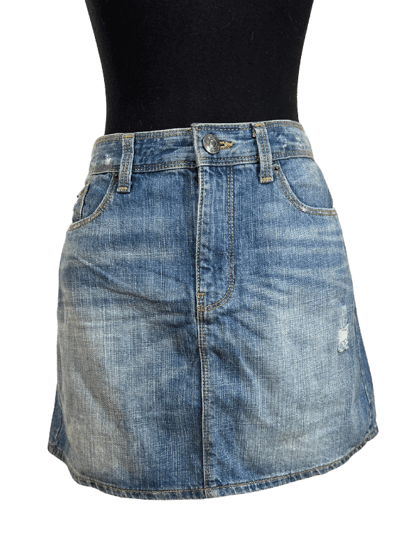 Saia Jeans Lavagem Média