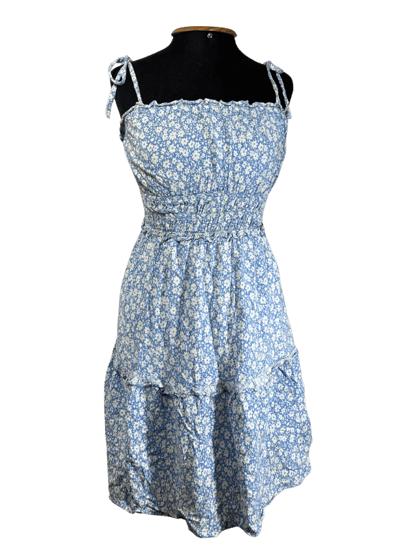 Vestido Floral Azul