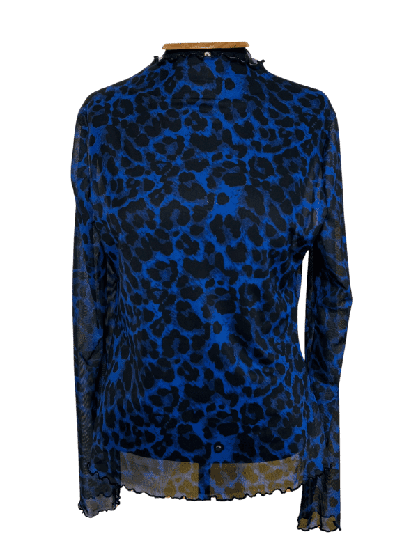 Blusa Animal Print Azul