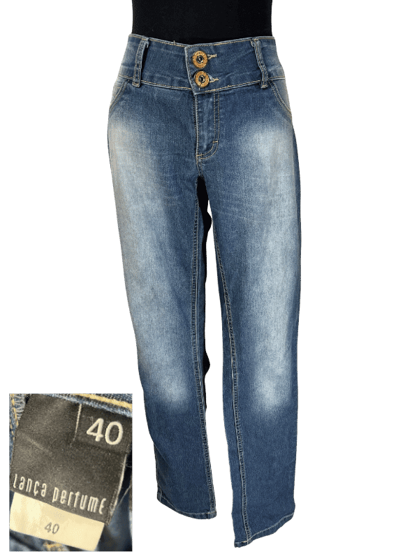 Calça Jeans Reta