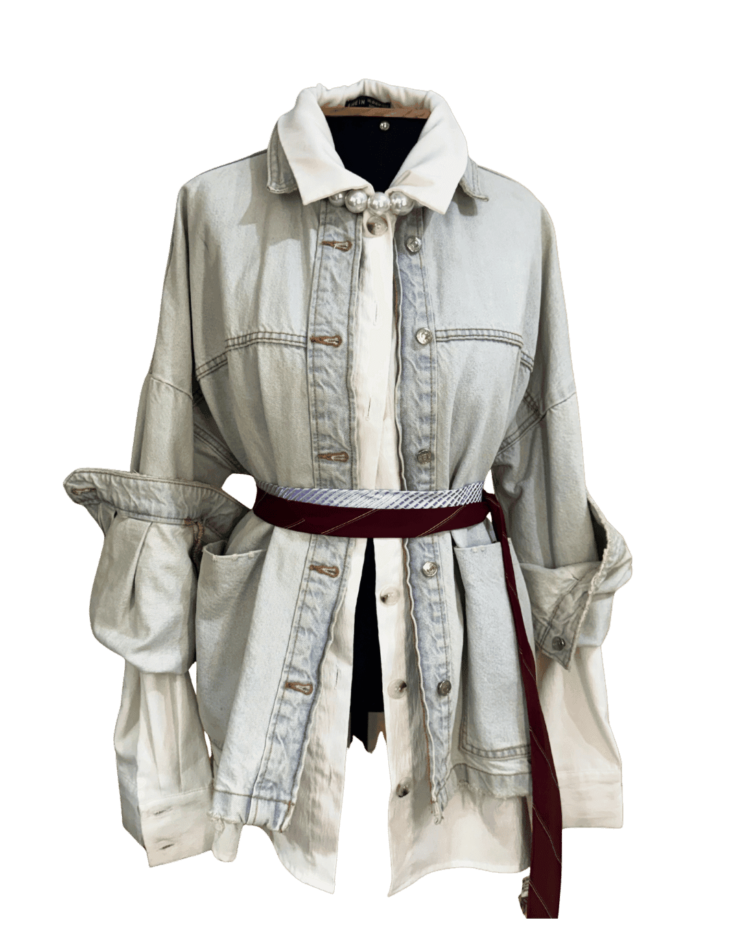 Jaqueta Jeans Oversized